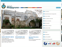 Tablet Screenshot of comune.melpignano.le.it